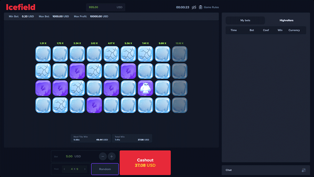 Icefield Casino Game Overview