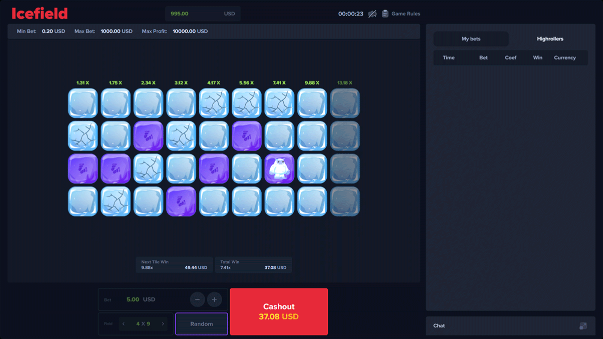 Icefield Casino Game Overview
